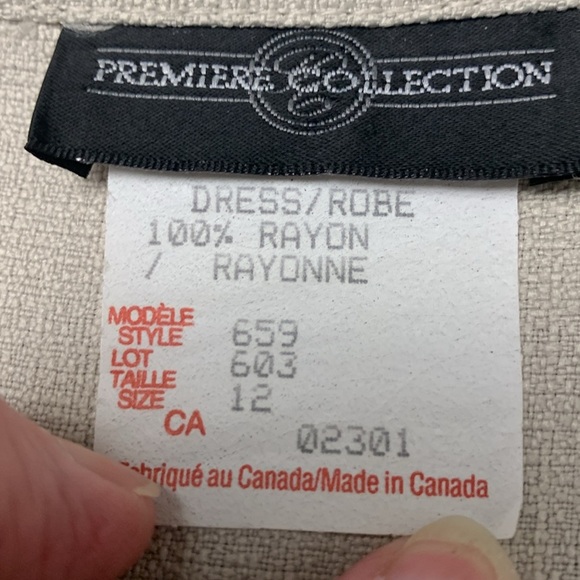 Premier Collection Vintage Office Top, Wrinkle Free Rayon, Lighter Weight, Cream - Picture 4 of 12